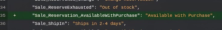 Code in de backend van Steam.