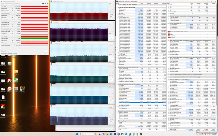 Cyberpunk 2077 stress (prestatiemodus met Cooler Boost aan)