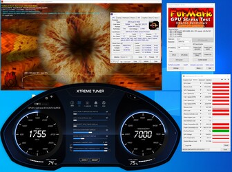 Stress-test FurMark (PT 120%)