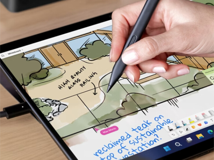 De Surface Slim Pen ondersteunt nu het nieuwe haptische feedbacksysteem van Microsoft.