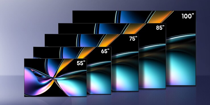 De Hisense U7Q Pro zal verkrijgbaar zijn in verschillende formaten. (Afbeeldingsbron: Hisense)