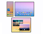 De Galaxy Z TriFold zal anders gevouwen worden dan de bestaande Huawei Mate XT's. (Afbeeldingsbron: via @TechHighest)