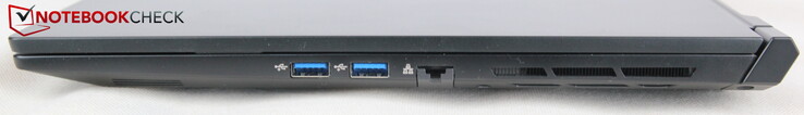 Rechts: 2x USB-A 3.0, LAN