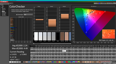 ColorChecker vóór kalibratie