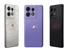 Het gerucht gaat dat Motorola de Edge 50 Pro in drie lanceringskleuren heeft ontworpen. (Afbeeldingsbron: Android Headlines)