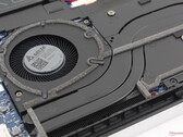 De koeloplossing van een HP EliteBook. (Afbeelding bron: Notebookcheck)