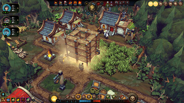 Afbeelding: Een screenshot van de gameplay van Against the Storm.