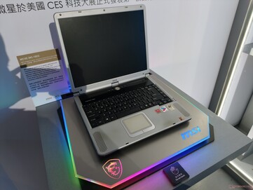 De M510C was de allereerste laptop van MSI