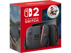 Een promotionele afbeelding voor de verpakking van de Nintendo Switch 2 US doos tegen een witte achtergrond. (Afbeelding Bron: Nintendo)