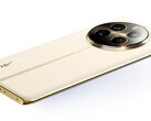 De Realme 12 Pro+ heeft een chique ontwerp in blauw of goud. (Afbeelding: Realme)