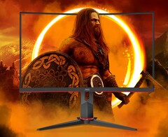 AOC verkoopt de AGON GAMING C27G2Z3/BK met een driezijdig frameloos ontwerp. (Afbeeldingsbron: AOC)