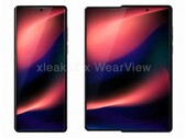Onofficiële conceptafbeelding van een Samsung oprolbare telefoon gebaseerd op een Amerikaans patent.