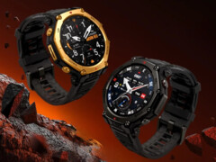 De Amazfit T-Rex 3 Pro smartwatch (hierboven) werd genoemd in een recente app-update. (Afbeeldingsbron: Shopee, bewerkt)