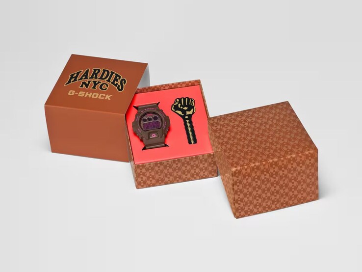 Het Casio G-Shock x Hardies NYC DW6900HH-5 horloge. (Afbeeldingsbron: Casio)