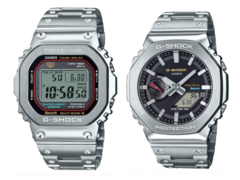 Links hebben we de Casio G-Shock GMW-B5000D-1CJF, en rechts de Casio G-Shock GM-B2100SD-1CJF. (Afbeeldingsbron: Great G-Shock World)