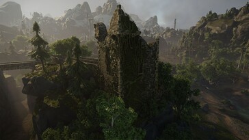 Een afbeelding van een ruïne in Elex.
