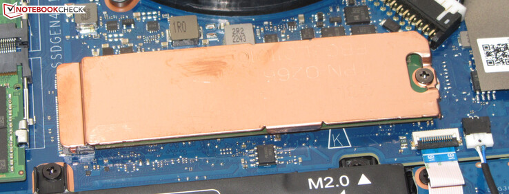 Een PCIe 4 SSD dient als systeemschijf.
