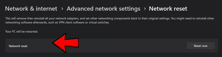 Zo reset u alle netwerkinstellingen in Windows 11 (Afbeelding Bron: Antony Muchiri)