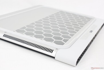 Zeshoekige ventilatieroosters zijn een hoofdbestanddeel van het Alienware-ontwerp