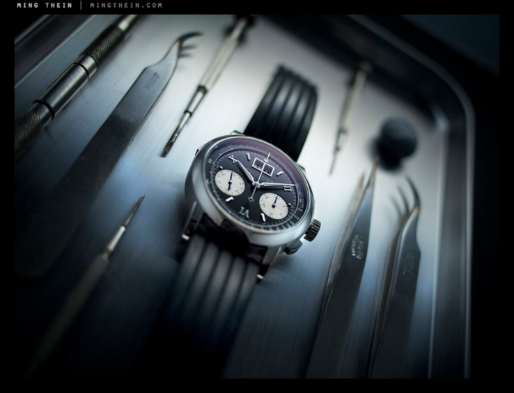Ming fotografeert al een tijdje horloges — hij heeft een goed ontwikkeld oog voor wat een horloge er mooi uit laat zien