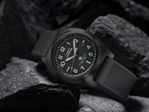 De Timex Expedition Capstone met een zwarte siliconen band, afgebeeld. (Afbeeldingsbron: Timex)