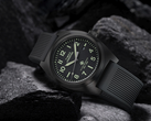De Timex Expedition Capstone met een zwarte siliconen band, afgebeeld. (Afbeeldingsbron: Timex)