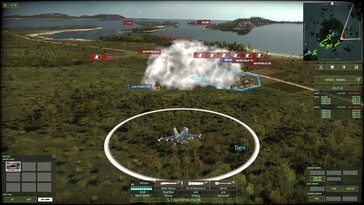 Afbeelding: Een screenshot van de gameplay uit Wargame: Red Dragon.