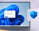 Een Windows 11-bureaublad waarop naast het pictogram ‘Windows-beveiliging’ een beveiligingswaarschuwing van Smart App Control wordt weergegeven.