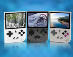 De Anbernic RG35XX Plus wordt geleverd in twee geheugenconfiguraties en drie kleuropties. (Afbeeldingsbron: Anbernic)