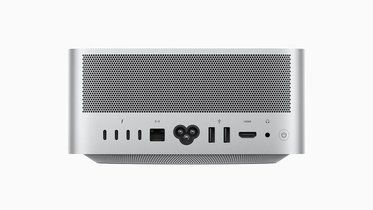 Mac Studio I/O achteraan (bron: Apple)