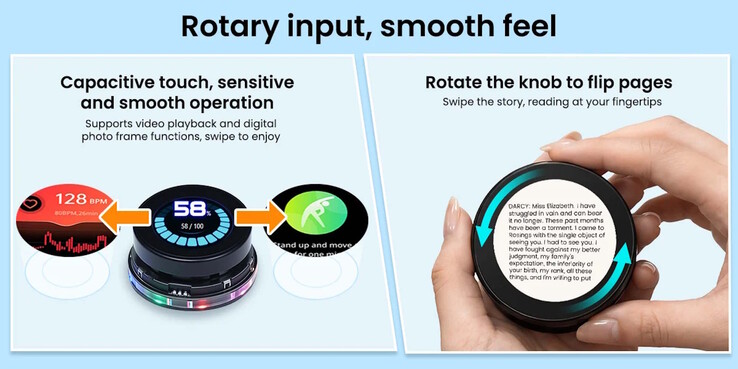 Dit smart home display is ook een draaiknop