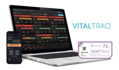 Artsen kunnen de vitale functies van patiënten op afstand controleren met behulp van Blue Spark VitalTraq. (Bron: Blue Spark)