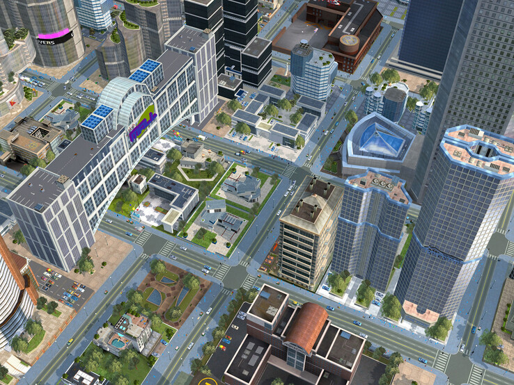 Afgebeeld: De levendige steden behoorden in de recensie van PC Games tot de grootste sterke punten van City Life 2008.