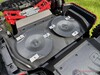 Maaimachine met dubbel mes en zes messen