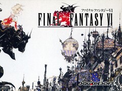 Final Fantasy VI originele sleutelafbeelding uit 1994 door Yoshitaka Amano.