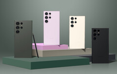 De Galaxy S24 Ultra zal naar verwachting verkrijgbaar zijn in wel zeven kleuren, waarvan drie als online exclusives, Galaxy S23 Ultra afgebeeld. (Afbeeldingsbron: Samsung)