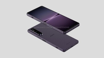 Xperia 1 V (Beeldbron: GreenSmartphones/@OnLeaks)