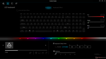 RGB-toetsenbordeffecten per toets