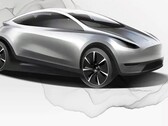 Vroege schetsen geven een hint naar het Robotaxi/Model 2 ontwerp (afbeelding: Tesla)