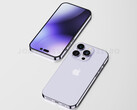 De iPhone 14 Pro zou titanium zijkanten kunnen hebben, naast andere kleine veranderingen ten opzichte van de iPhone 13 Pro. (Afbeelding bron: Jon Prosser &amp; Ian Zelbo)