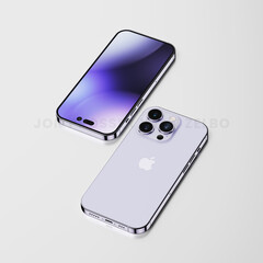 De iPhone 14 Pro zou titanium zijkanten kunnen hebben, naast andere kleine veranderingen ten opzichte van de iPhone 13 Pro. (Afbeelding bron: Jon Prosser & Ian Zelbo)