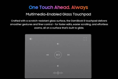 Het touchpad is voorzien van multimediabediening (Afbeelding bron: Blackview)
