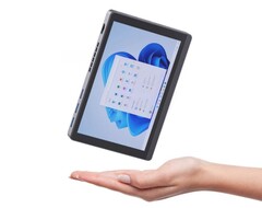 De M11 van Morefine is een tablet-achtige mini-pc met energiezuinige CPU's en een 7-inch touchscreen display. (Afbeeldingsbron: Morefine)