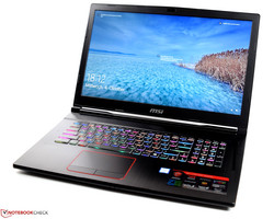 De MSI GE73VR 7RF Raider, voorzien door MSI Germany.