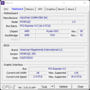 CPU-Z: Moederbord