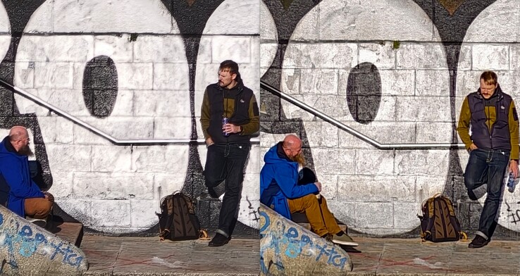 Oppo links, Vivo rechts.