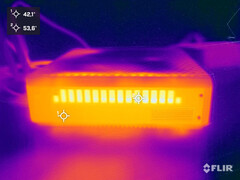 Warmteontwikkeling tijdens de stresstest