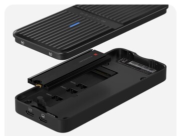 Dankzij het gereedschapsloze ontwerp is er geen speciaal gereedschap nodig om SSD's te installeren. (Afbeeldingsbron: Hyper)