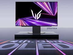 De UltraGear OLED 27GX700A zal wereldwijd niet op prijs concurreren met zijn Gigabyte rivaal. (Afbeeldingsbron: LG)