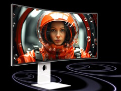 De LG 40U990A-W 39,7-inch 5K2K gebogen monitor wordt geleverd met Thunderbolt 5-connectiviteit, een geïntegreerde hub en dubbele 10-watt luidsprekers. (Afbeeldingsbron: LG)